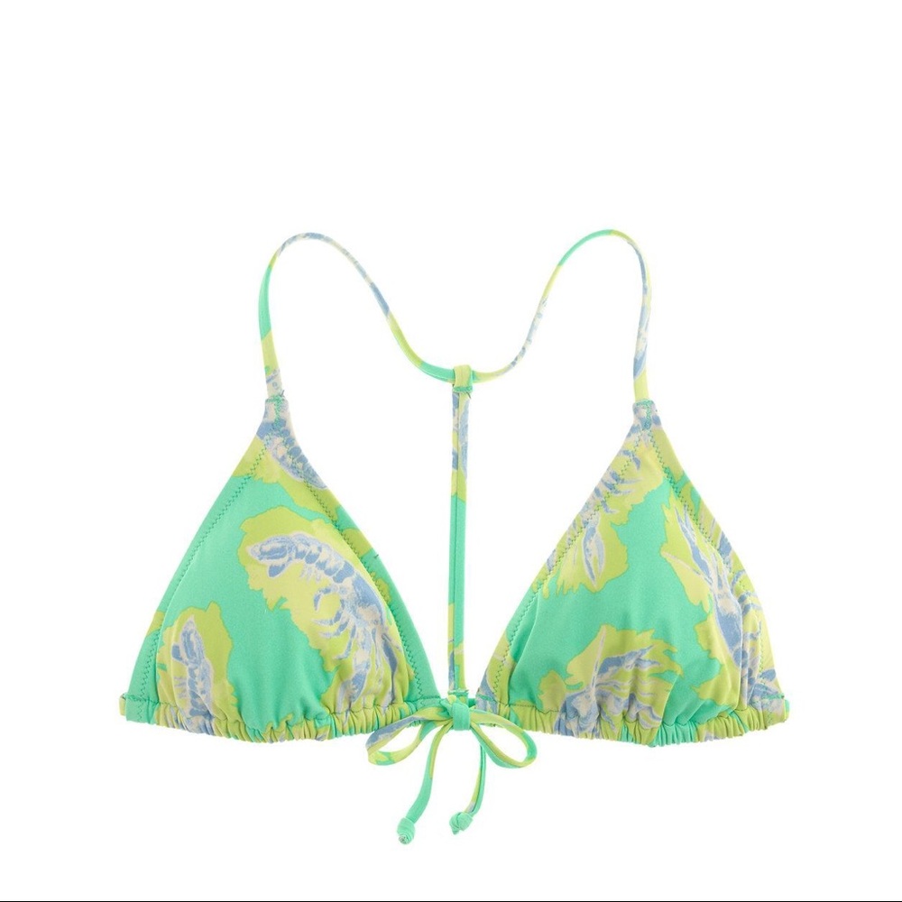 J. Crew rock lobster bikini top